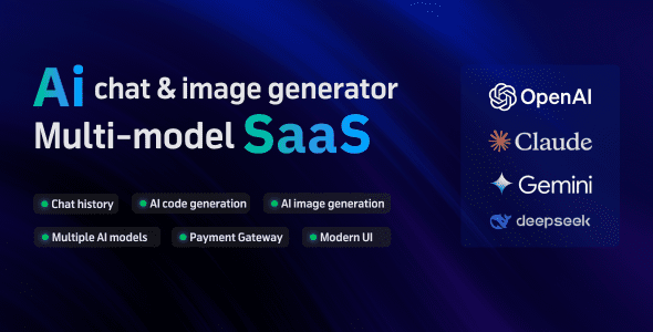 AI Chat, Image v3.0.0 – AI多模型SaaS PHP源码下载