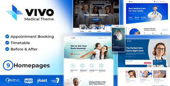 Vivo v1.1.3 健康与医疗WordPress主题下载