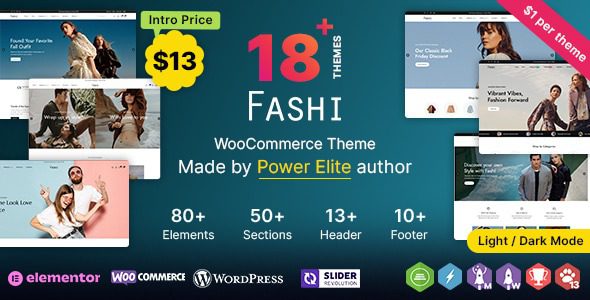 Fashi WP v1.6.0 多用途时尚 WooCommerce WordPress 主题下载