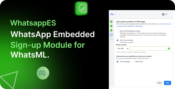 WhatsappES v1.0.1 – 适用于 WhatsML 的 WhatsApp 嵌入式注册和登录模块PHP源码下载