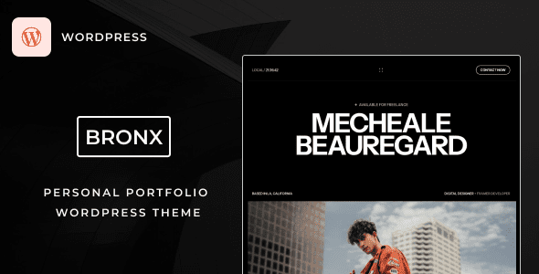 Bronx v1.0.8 – Portfolio主题下载