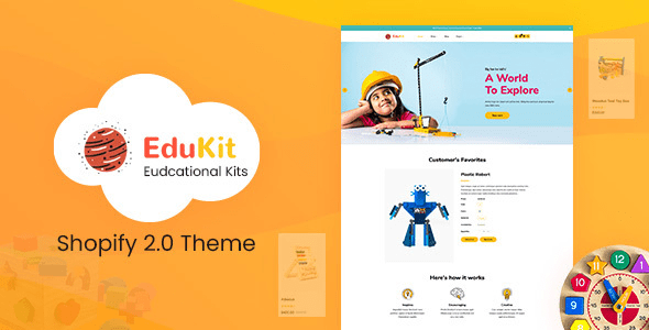 Edukit – 教育玩具商店 Shopify 主题下载