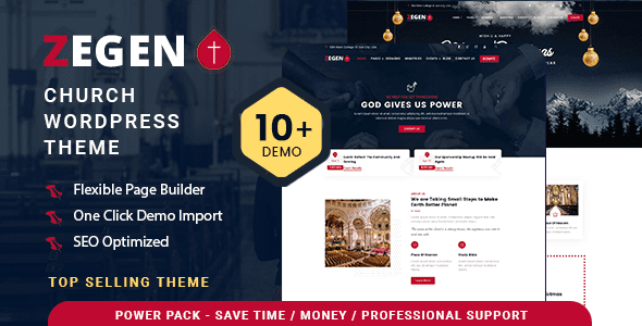 Zegen v2.0.4 – 教会 WordPress 主题下载