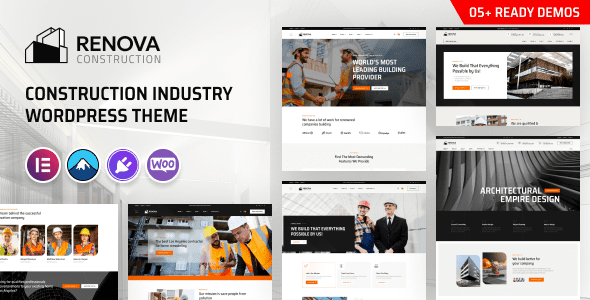 Renova v1.0 建筑行业 WordPress 主题下载