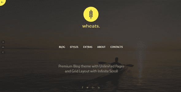 Wheats v1.9 博客 WordPress 主题下载