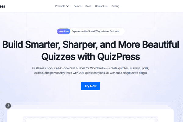 QuizPress Pro v1.2.1 创建调查、投票/测试wordpress插件下载