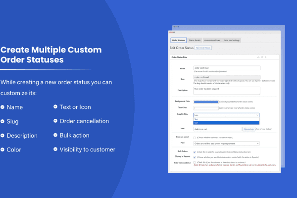 Custom Order Status for WooCommerce v1.3.0 (by Addify) WooCommerce 自定义订单状态插件下载