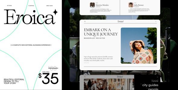 Eroica v1.3.1 轻量级 WordPress 博客主题下载