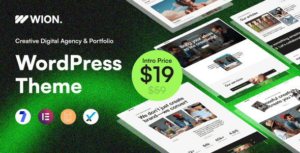 Wion v1.0 – 创意机构和Portfolio WordPress 主题下载