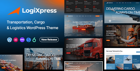 LogiXpress v1.0.5 – 运输、货运和物流 WordPress 主题下载