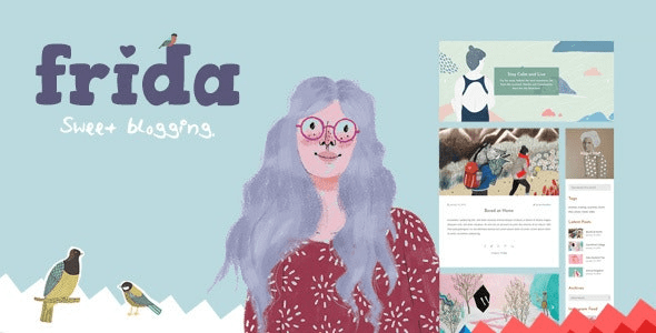 Frida v7.0.3 一个甜美经典的博客主题下载