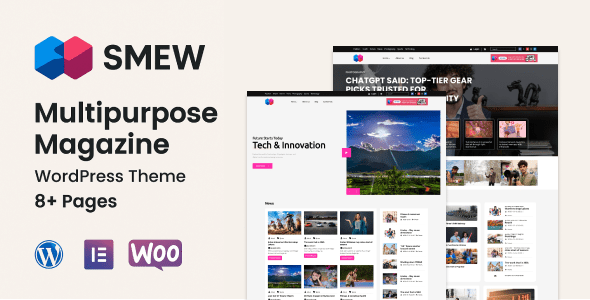 Smew v1.0.1 – 多功能杂志型WordPress主题下载