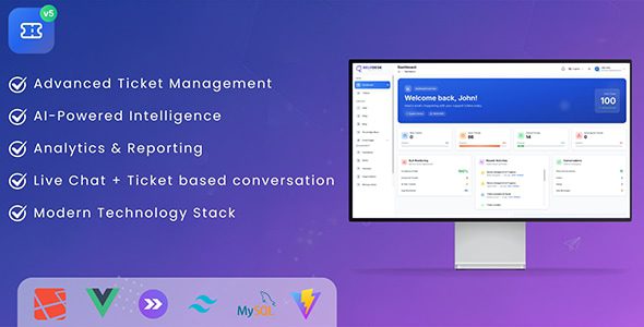HelpDesk Pro v5.1.0 – 人工智能驱动的工单管理和客户支持系统PHP源码下载
