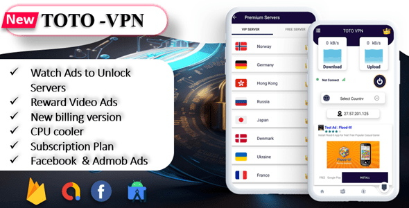 TOTO v15.0 – VPN应用程序app源码下载