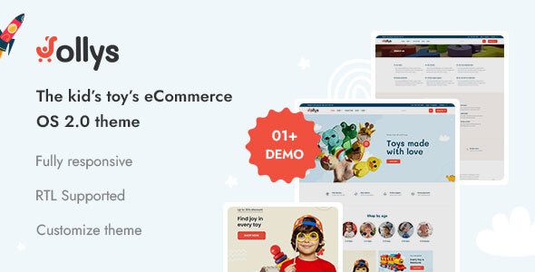 Jollys v1.0 – 儿童玩具电商 Shopify 2.0 主题下载