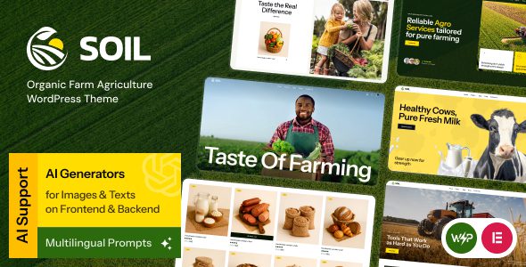 Soil v1.0 – 有机农场农业 WordPress 主题下载