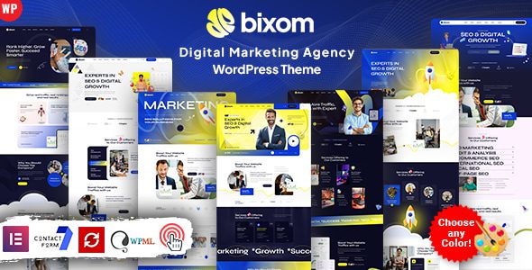Bixom v1.0 – 数字代理机构 WordPress主题下载