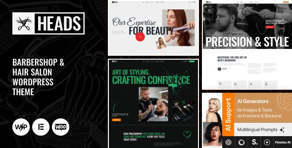 Heads v1.0 – 理发店和美发沙龙 WordPress 主题下载