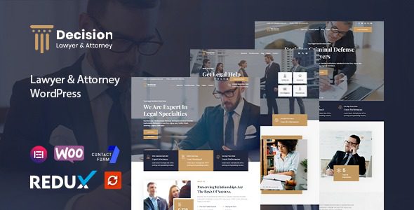 Decision v1.0.4 法律与律师 WordPress 主题下载