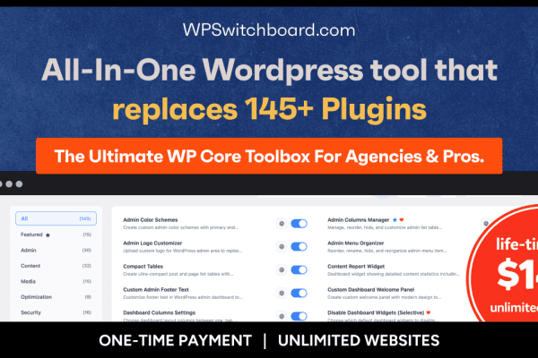 WP Switchboard Pro v1.10.0 WordPress 管理后台增强和优化插件下载