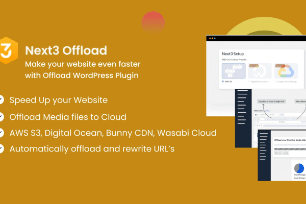 Next3 Offload v4.3.13 云存储wordpress插件下载