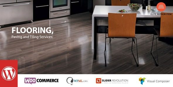Flooring v7.1 铺路和瓷砖铺设服务 WordPress 主题下载
