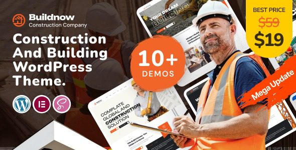 Buildnow v1.0.4 建筑施工 WordPress 主题下载