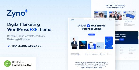 Zyno v1.0.4 数字营销机构 WordPress 主题下载