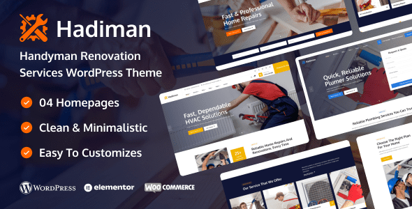 Hadiman v1.0.12 杂工装修服务 WordPress 主题下载