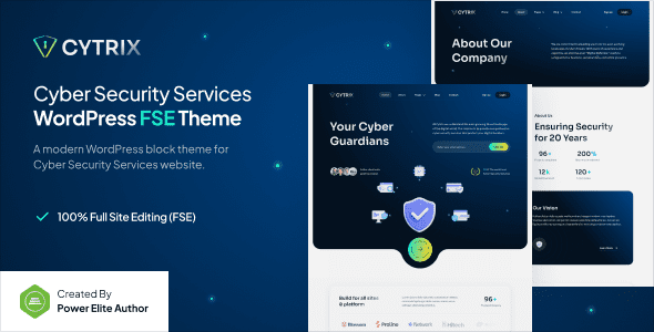 Cytrix v1.0.0 网络安全服务 Gutenverse FSE WordPress 主题下载