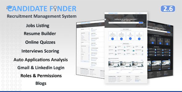 Candidate Finder v2.6 – 招聘管理系统PHP源码下载