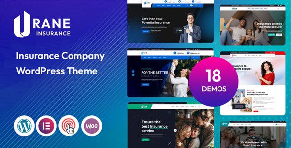 Urane v1.2 保险代理及金融 WordPress 主题下载