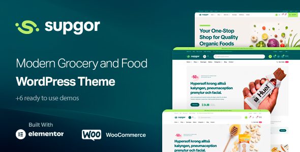 Supgor v1.0.5 —— 生鲜食品 WordPress 主题下载