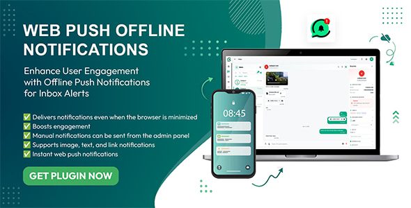 WhatsCRM Web Push Notifications v1.0 —— WhatsCRM 消息推送PHP源码拓展插件下载