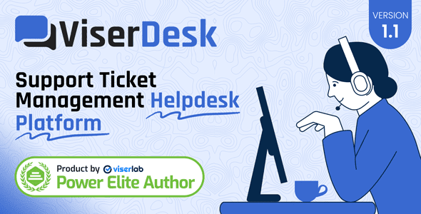 ViserDesk v1.1 —— 支持工单管理服务台平台PHP源码下载