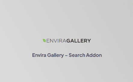 Envira Gallery – Search Addon 1.0.2 拓展插件下载