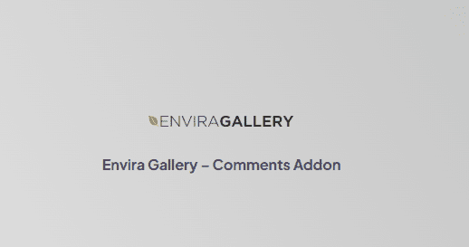 Envira Gallery – Comments Addon 1.3.1 拓展插件下载