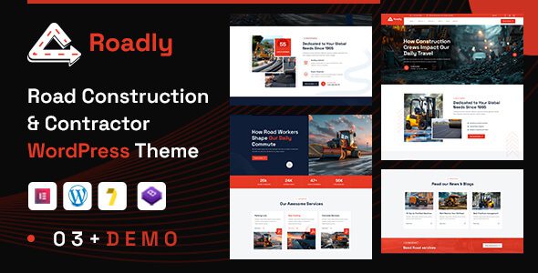 Roadly v1.0.0 道路施工与土木工程 WordPress 主题下载