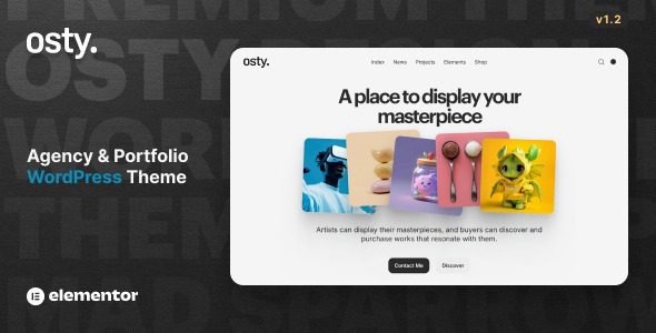 Osty v1.4.1 创意机构和作品集主题下载