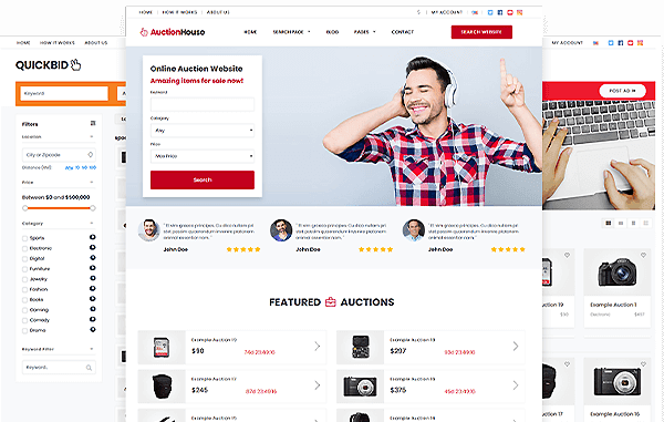 PremiumPress Auction Theme v.10.9.0 拍卖网站下载