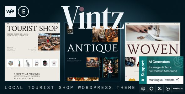 Vintz v1.3.0 —— 本地游客古董店 WordPress 主题下载