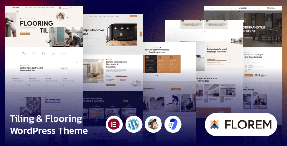 Florem v1.2 瓷砖与地板 WordPress 主题下载