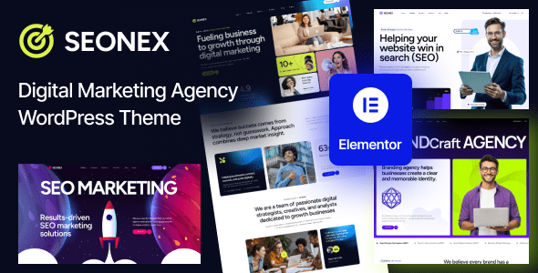 Seonex v1.0.0 数字营销代理公司 WordPress 主题下载
