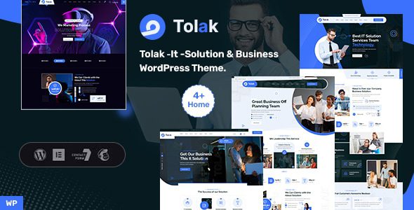 Tolak v1.2.0 IT解决方案与商业WordPress主题下载