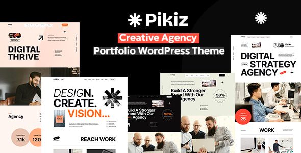 Pikiz v1.0.0 创意代理机构作品集 WordPress 主题下载