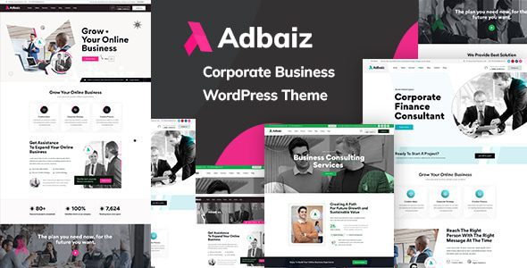 Adbaiz v1.0 企业商务 WordPress 主题下载