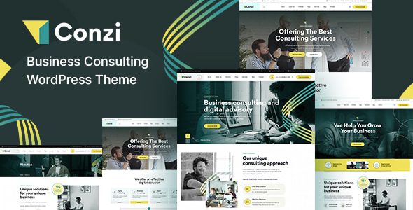 Conzi v1.0.1 商业咨询 WordPress 主题下载