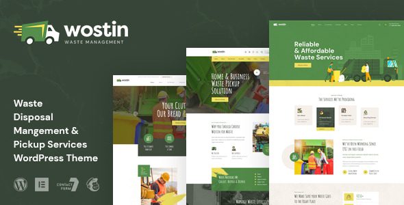 Wostin v1.0 垃圾清运服务 WordPress 主题下载