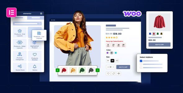 ShopBuilder Pro v2.1.11 – Elementor WooCommerce Builder 插件下载