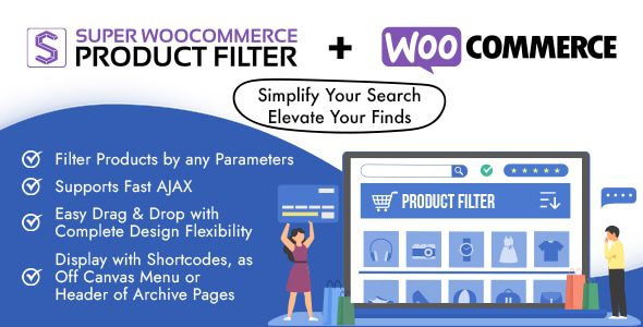 Super WooCommerce Product Filter & Shop Builder v1.4.5 产品筛选插件下载